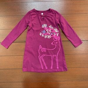 Tea Collection Dainty Doe Purple Floral Dress